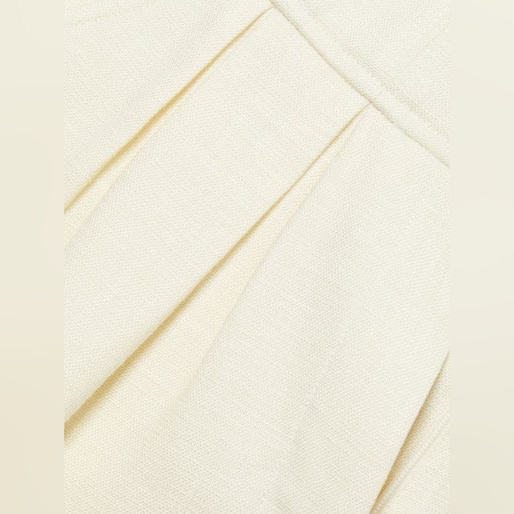 NWT Veronica Beard Alicia High-Rise Shorts Off White Sz 0 retail $ 348.00 - Picture 12 of 12